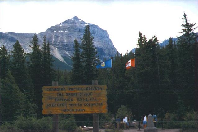  Kicking Horse Pass 
on the  Canadian Pacific Railway 