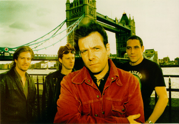 The Headstones... Tough-looking
bunch of guys aren't they?