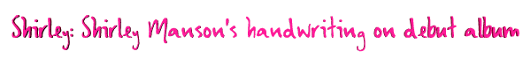 Shirley font