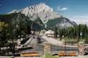 Banff Avenue and Cascade Mountain, Banff National Park, Alberta