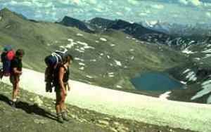 Hikers in Jasper National Park