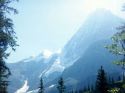 The backside of Mount Robson